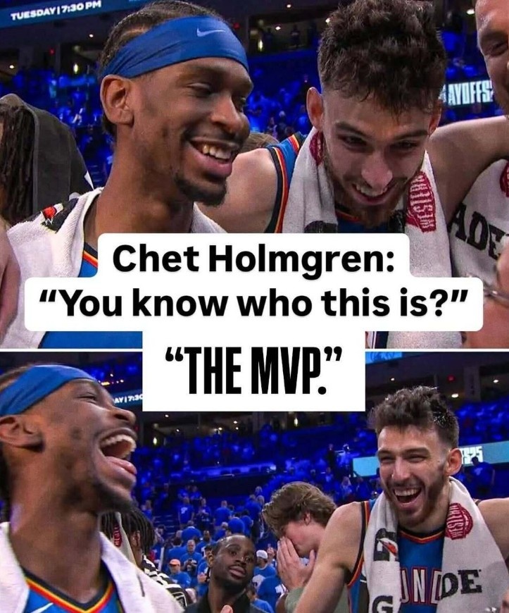 亚历山大：常规赛MVP