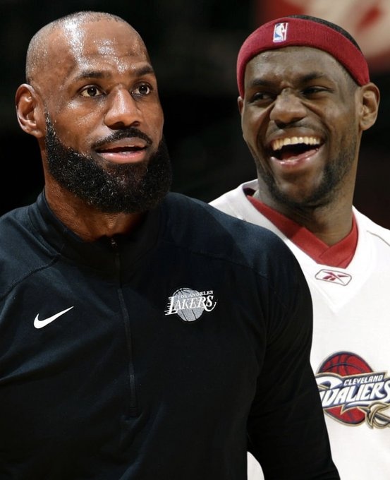 美媒:21岁詹姆斯场均30.2分7.2板6.8助 41岁场均26分7板7助